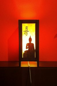 Rice paper lantern  Using this shop option:  10x10x30cm=10